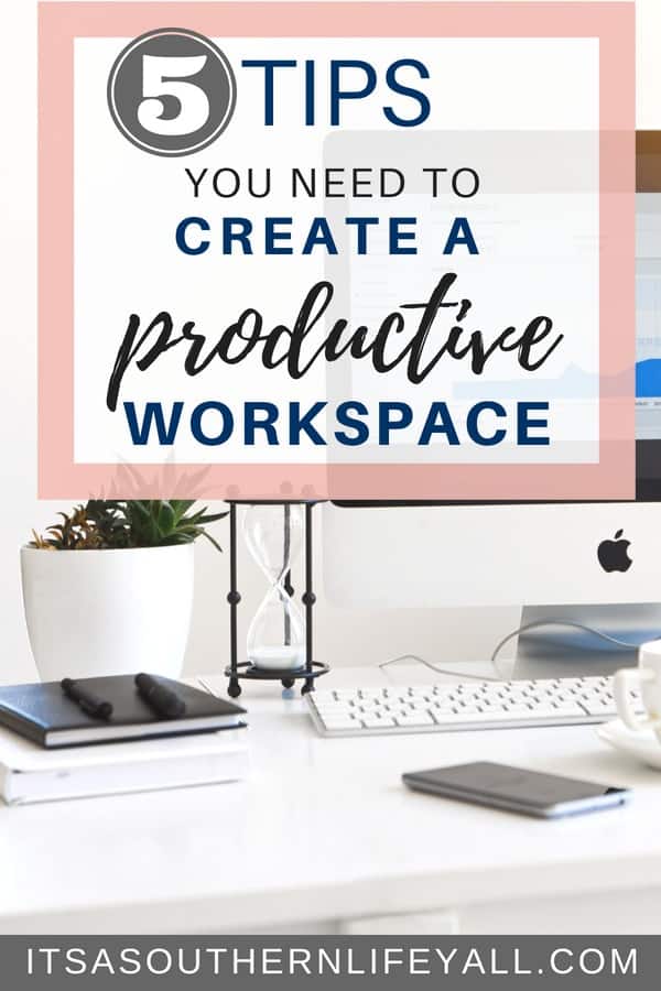 Create a productive workspace following these 5 tips to increase productivity. Tips and hacks to increase time management allowing you to work smarter not harder.