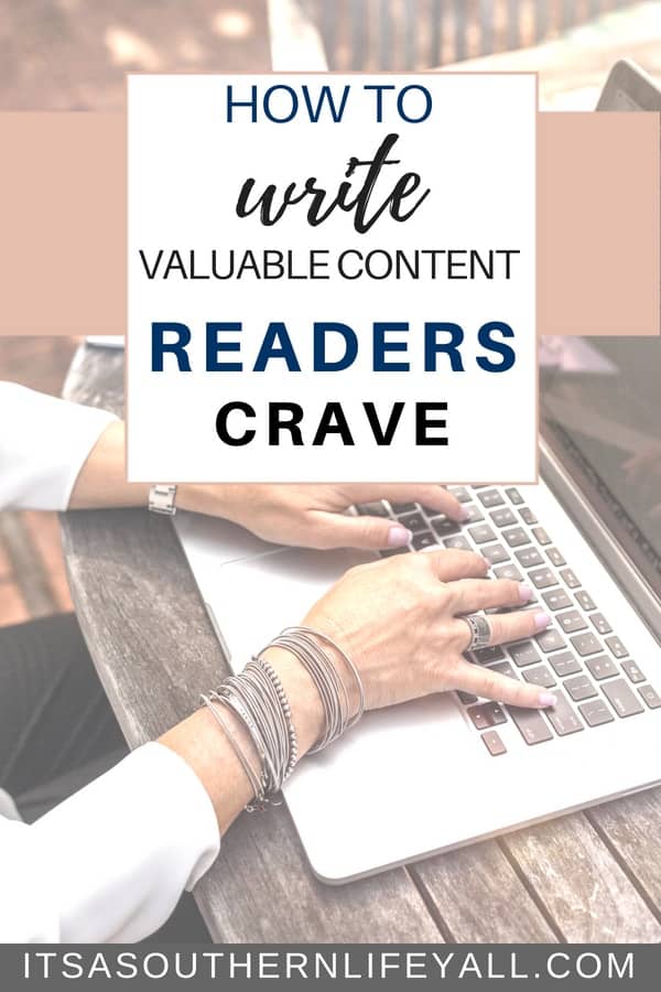Writing valuable content readers crave is easy when you follow these easy steps. Better content writing for your blog along with writing tips and blogger tips to make your posts stand out from the rest. 