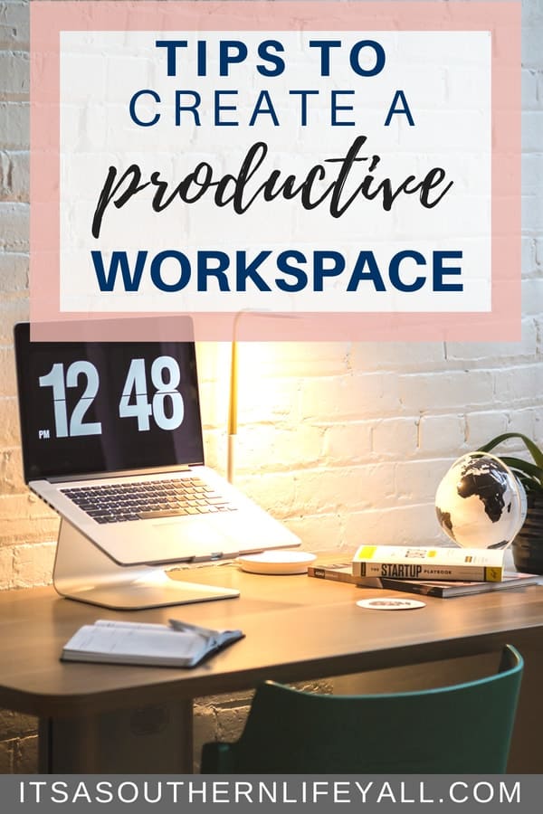 Creating a productive workspace is a top time management tip. Having an organized desk increases your productivity. 