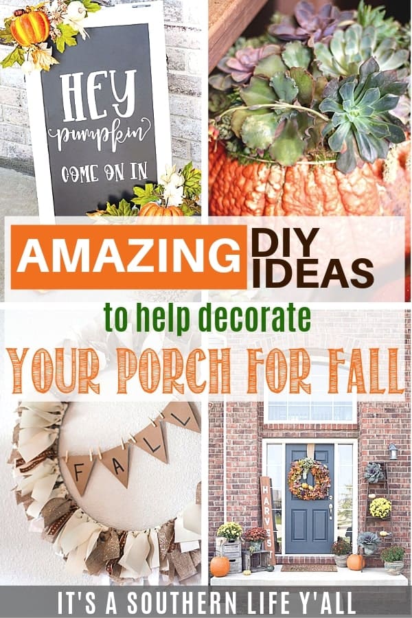 Amazing DIY Ideas to Help Decorate Your Porch for Fall