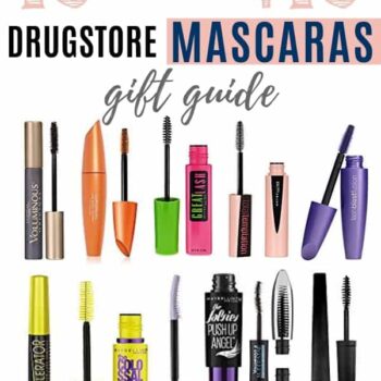 Best drugstore mascaras under $10. Great gift guide to find affordable mascara. Makeup to fit your budget.