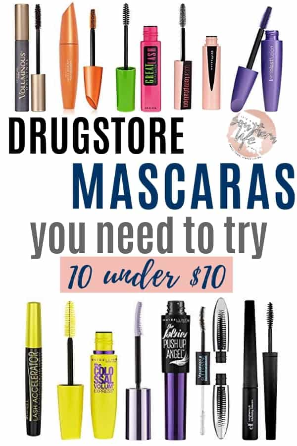 Gift guide of the best drugstore mascaras all priced under $10.