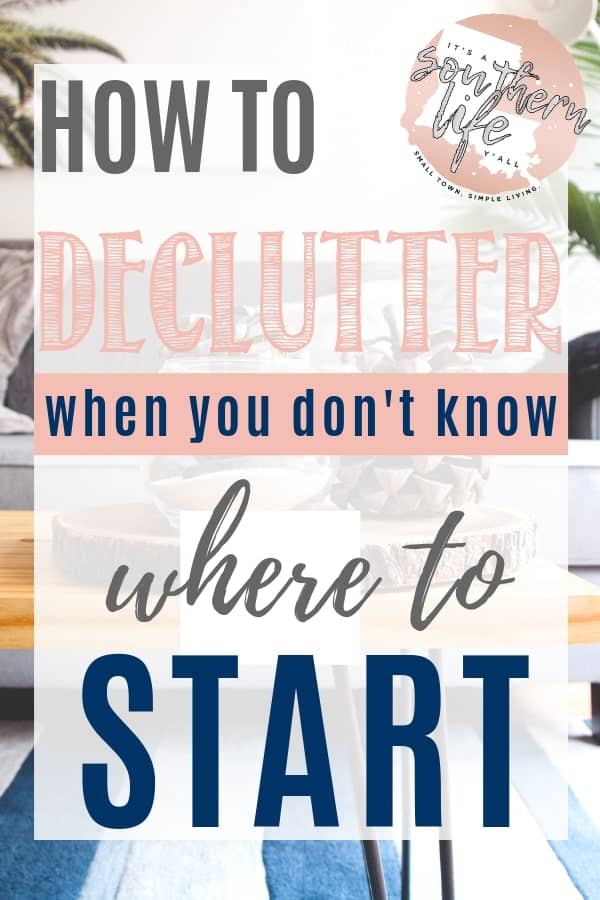 Tips on how to declutter when you aren't sure where to start. Organizing and decluttering tips for the home start when you ask yourself these questions.