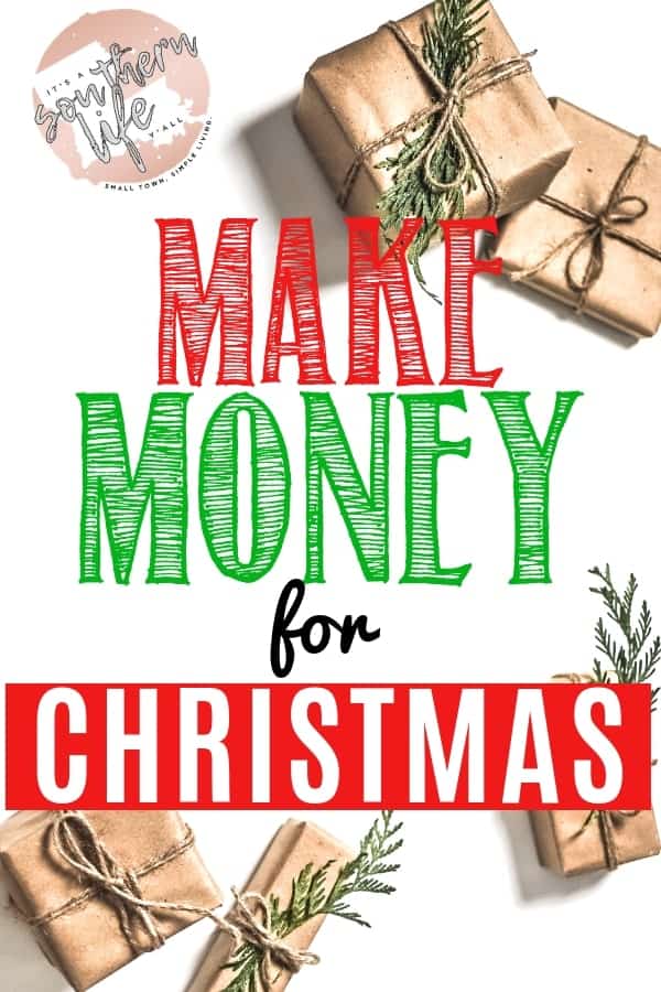 Easy ways to make money for Christmas. Creative side hustles to help you stay debt free this holiday season. Work from home to make extra money to pay for Christmas gifts without breaking the bank.