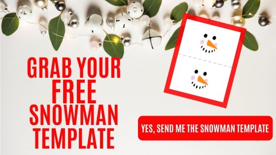 Snowman Template button