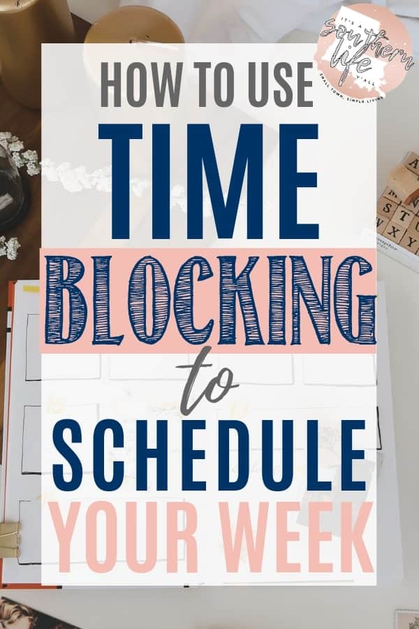 Schedule and organize your week for better time management and productivity by using time blocking. Here are my steps that I use to plan my week along with my schedule and printable planner.