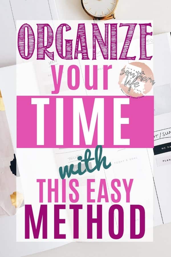 A simple yet effective way to organize your time for better time management and productive. Time blocking with this schedule and printable planner is easy when following my steps.