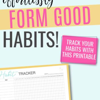 Text overlay of How You Can Effortlessly form good habits with image of free pdf.