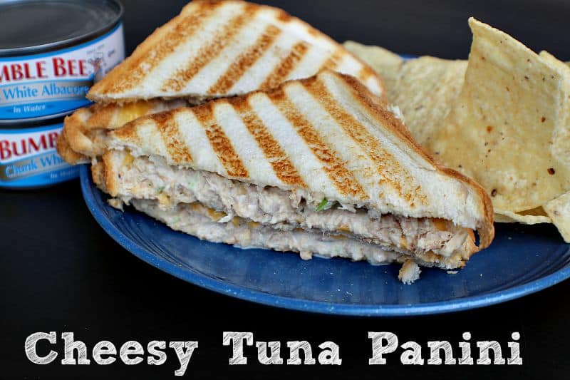 Cheesy Tuna Panini from Cook Eat Go