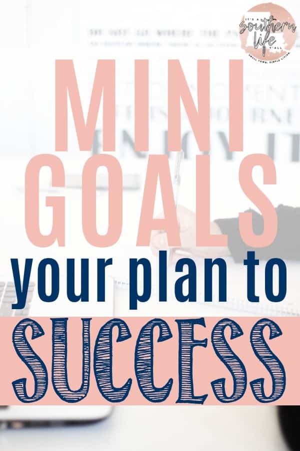 Do your long-term goals feel out of reach? Setting mini-goals may be the key to achieving your bigger goals this year. Learn how to set and achieve mini-goals and use my free mini-goal planner printable.