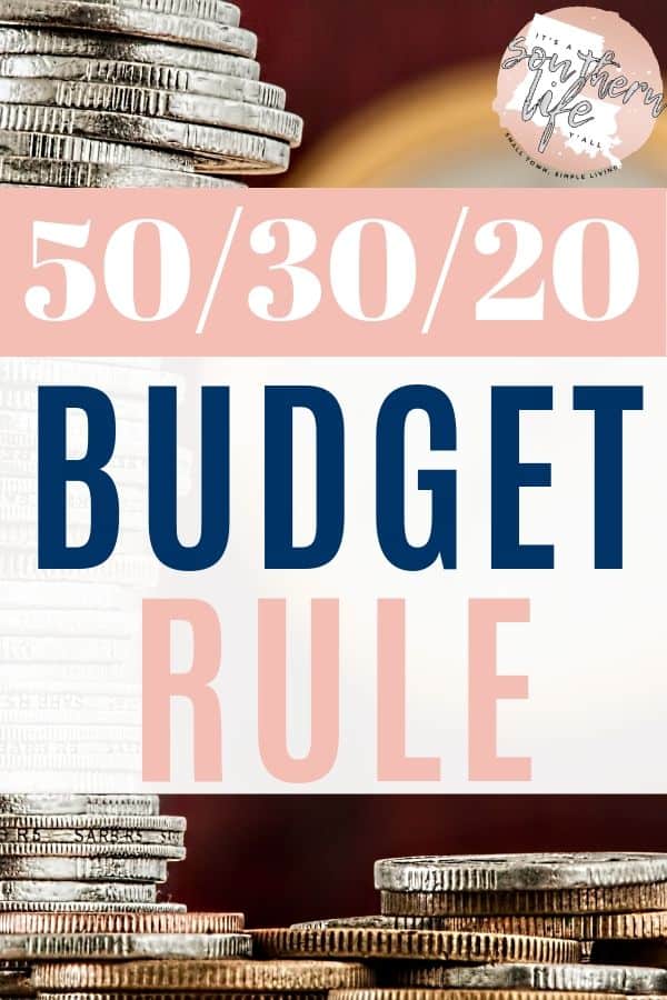 50 30 20 Budget Rule