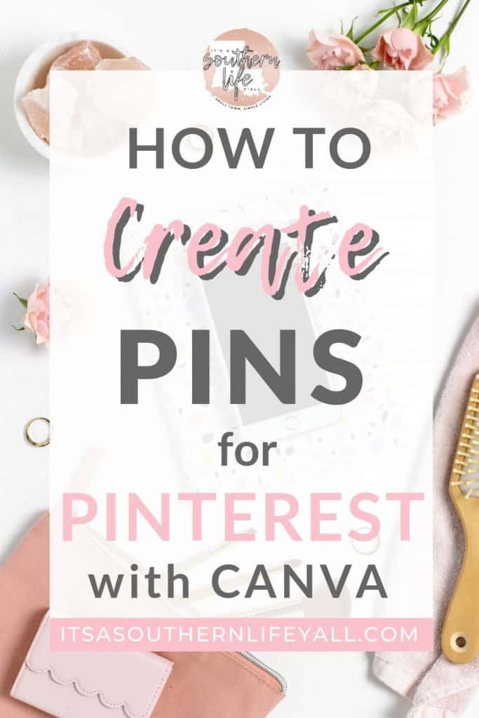 How to create pins for Pinterest with canva