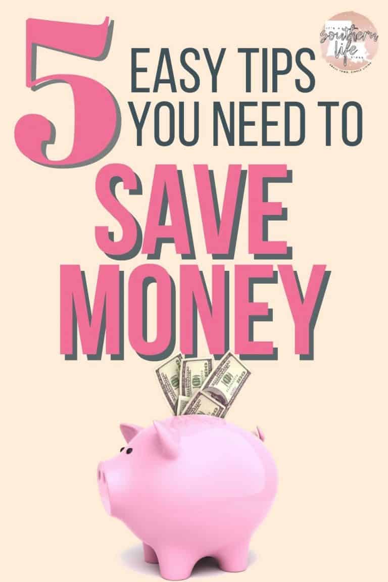 Unique Ways to Save Money - It's a Southern Life Y'all