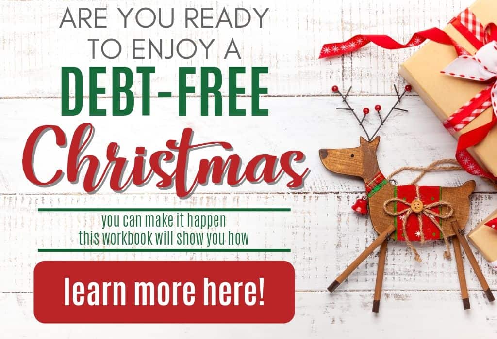 Clickable image to take you to the Debt-Free Christmas Workbook page.