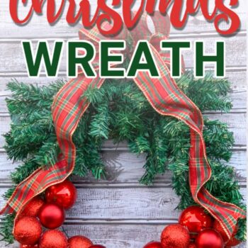Dollar Tree Christmas Wreath DIY