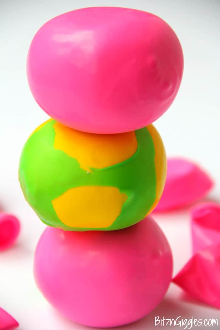 DIY kid's squishy stress ball