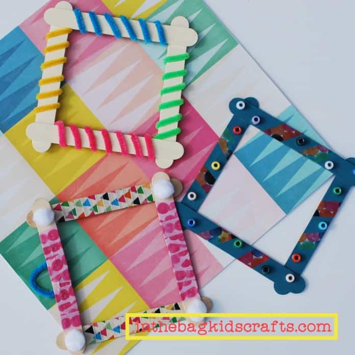 Popsicle Picture Frame Craft