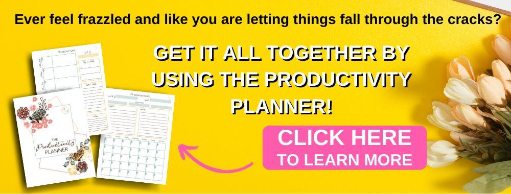 Productivity planner button