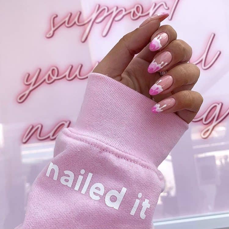 pink nails