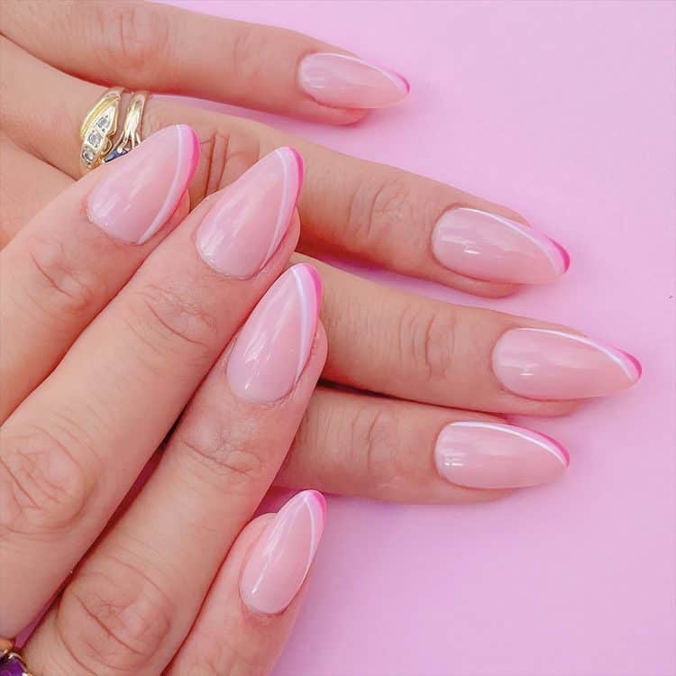 pink nails