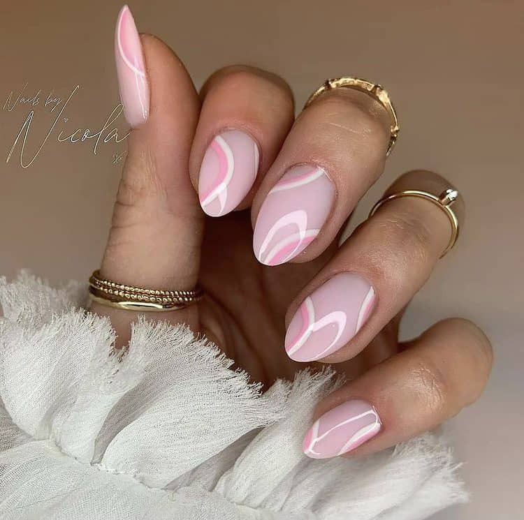 pink nails