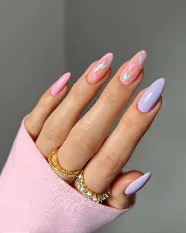 pink nails