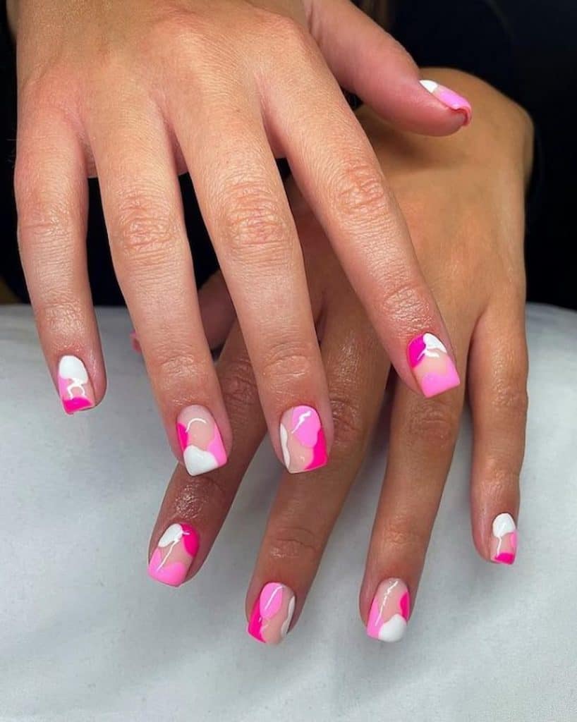 pink nails