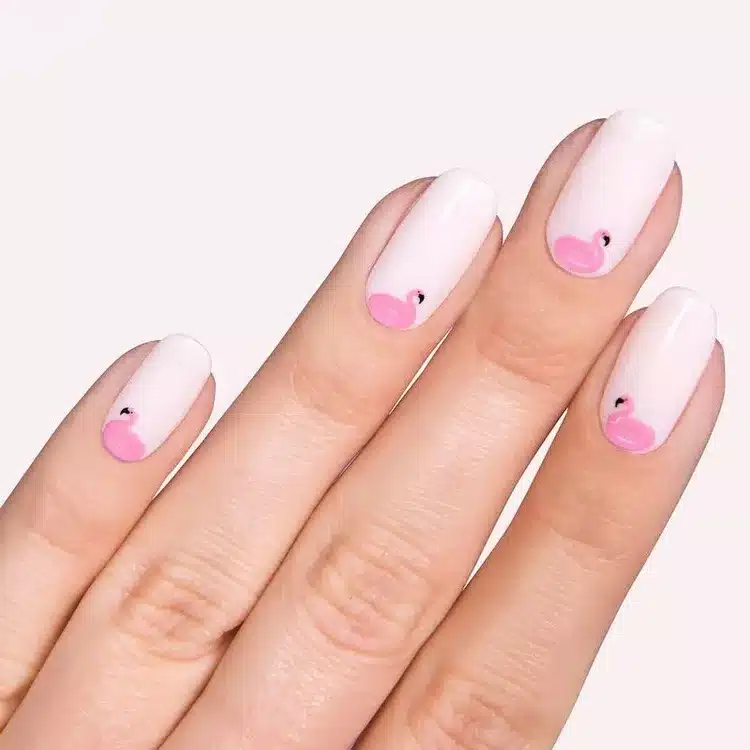 pink nails