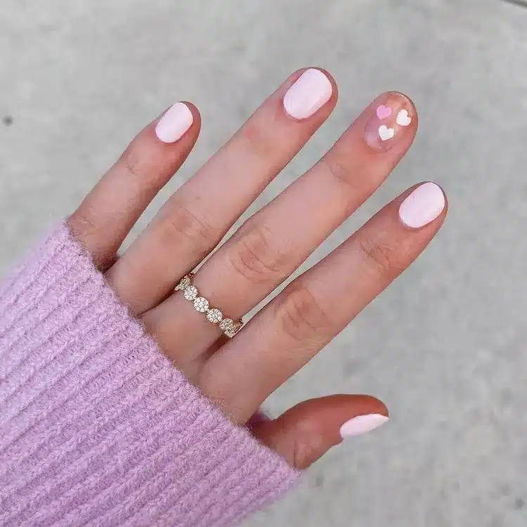 pink nails