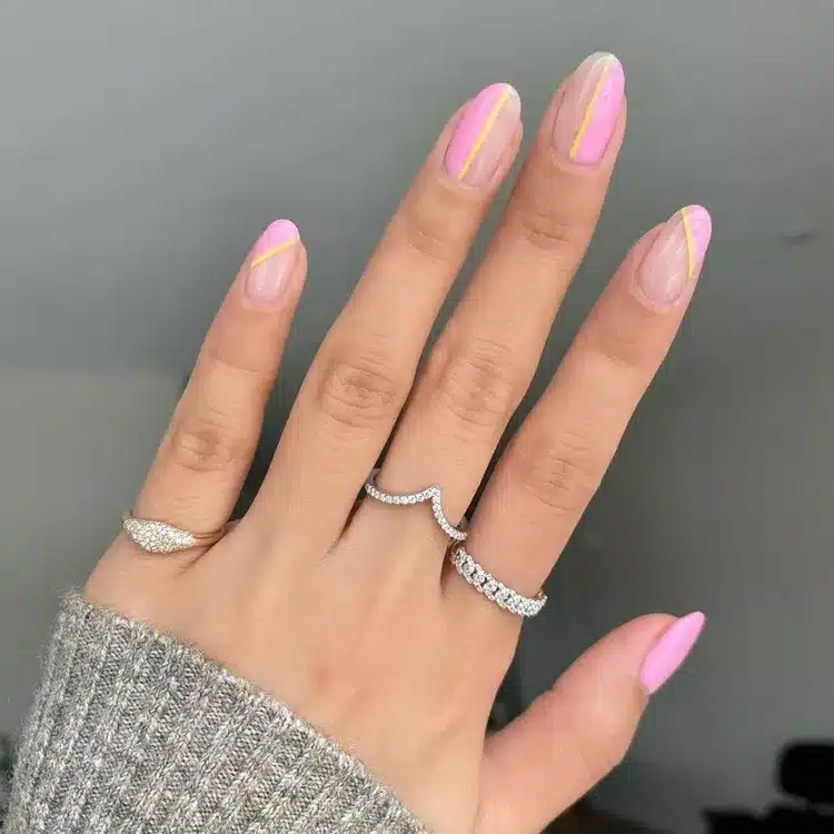 pink nails