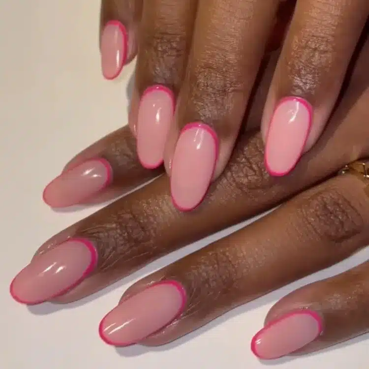 pink nails