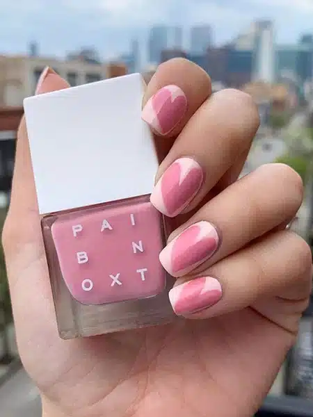 pink nails