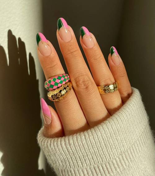 pink nails