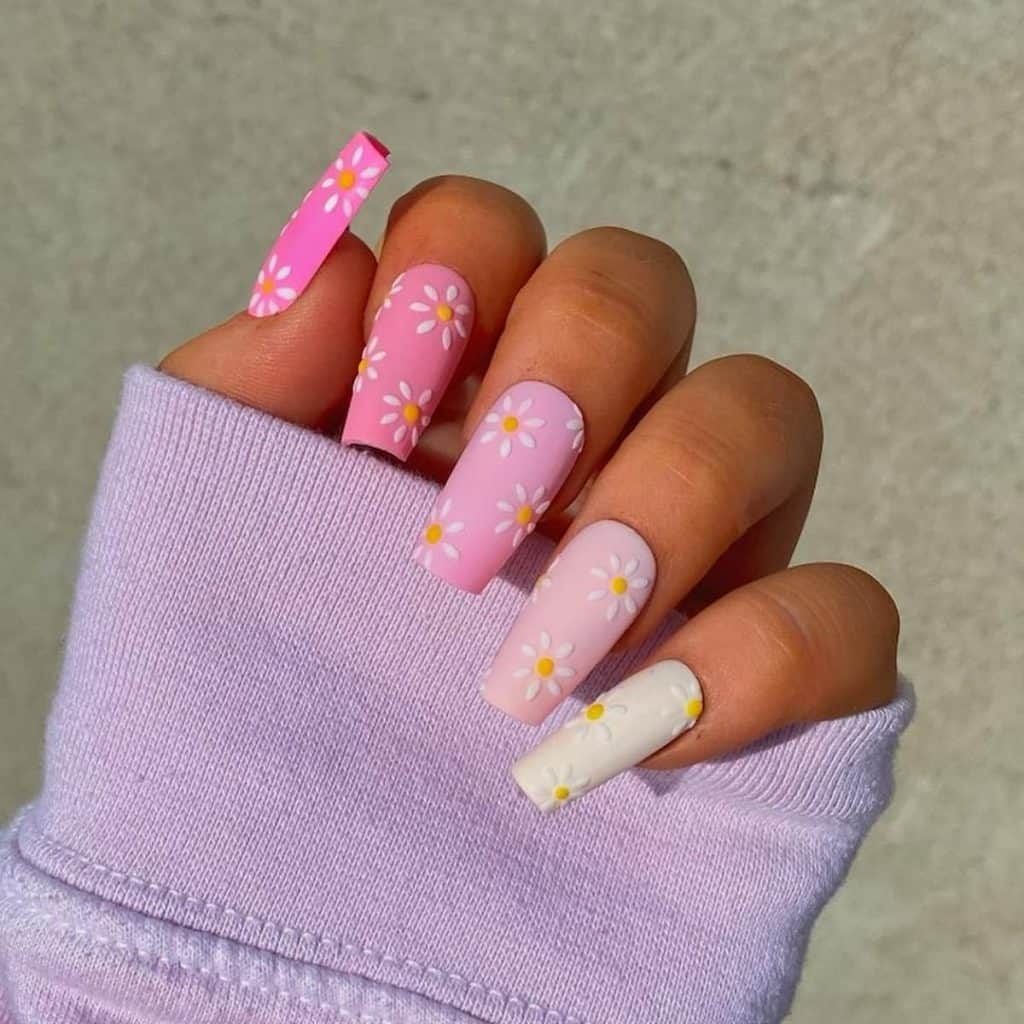 pink nails