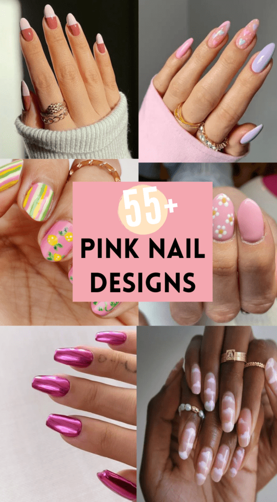 PINK NAILS DESIGNS