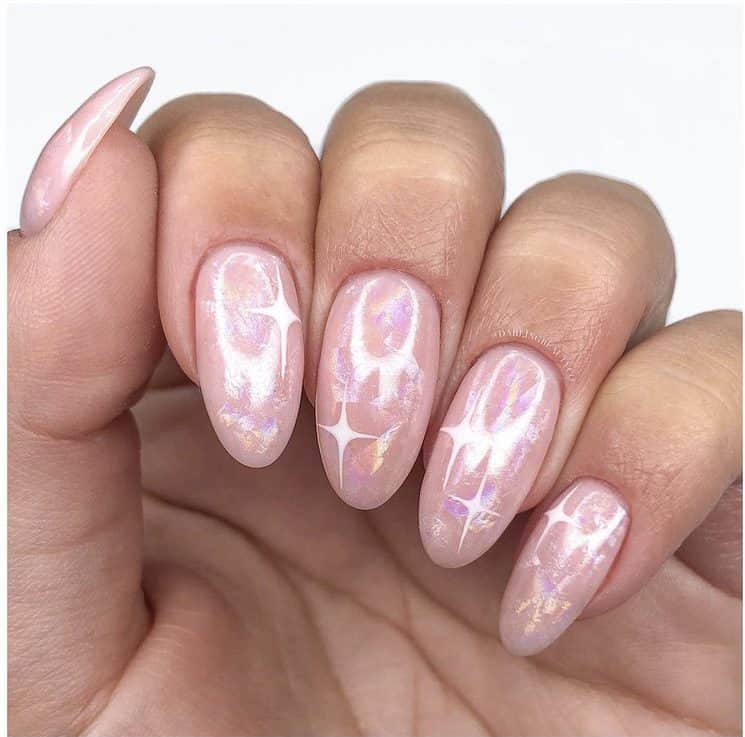 pink nails
