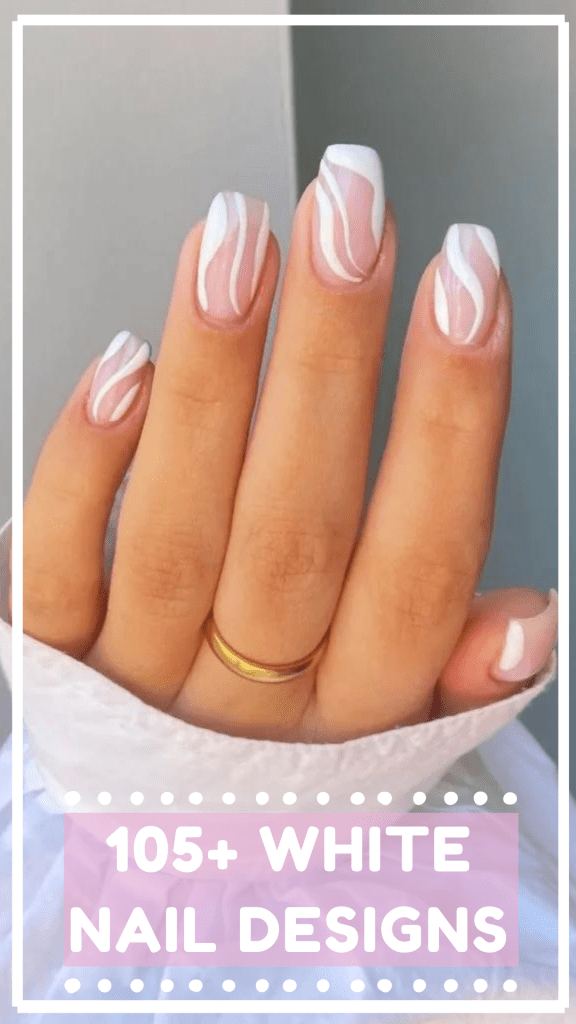 white nails designs