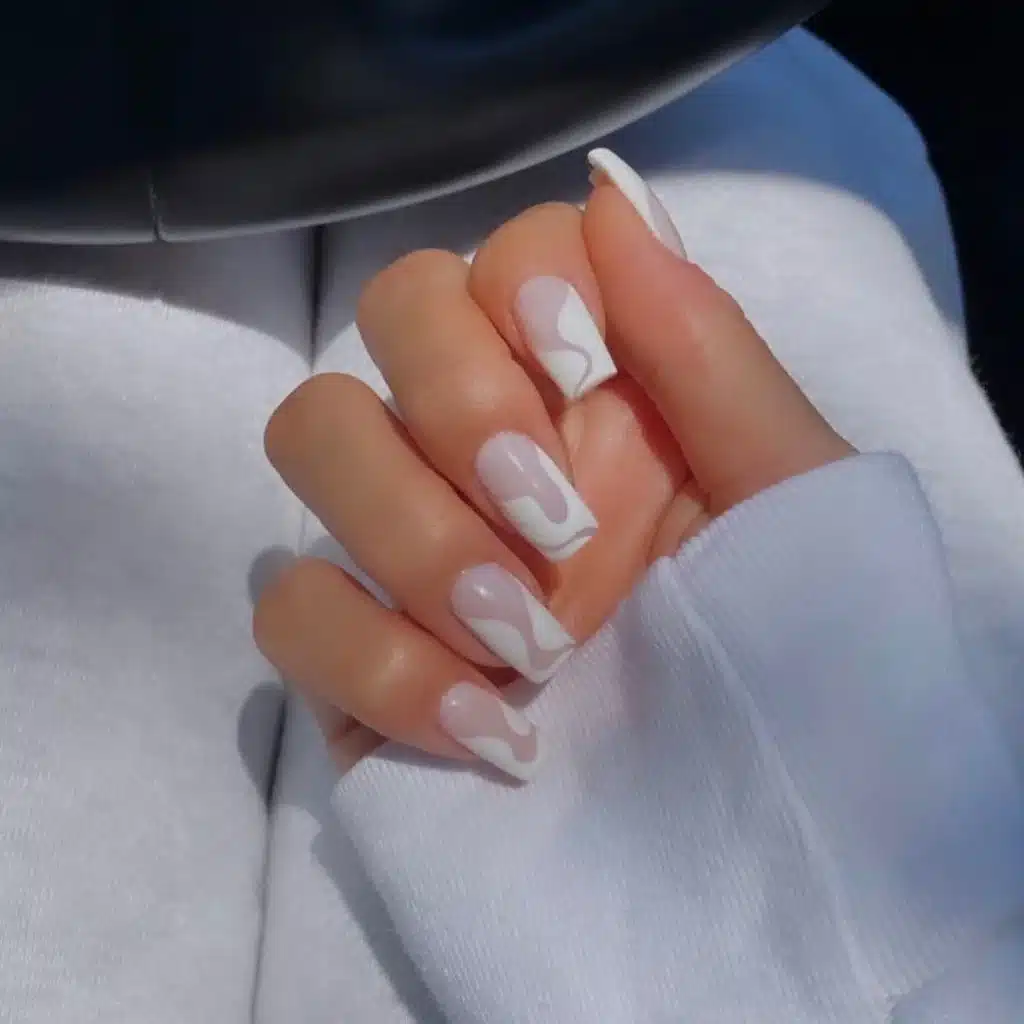 white nails designs