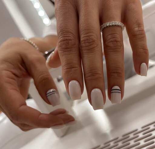 white nails designs