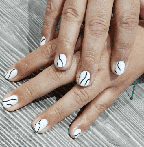 white nails designs