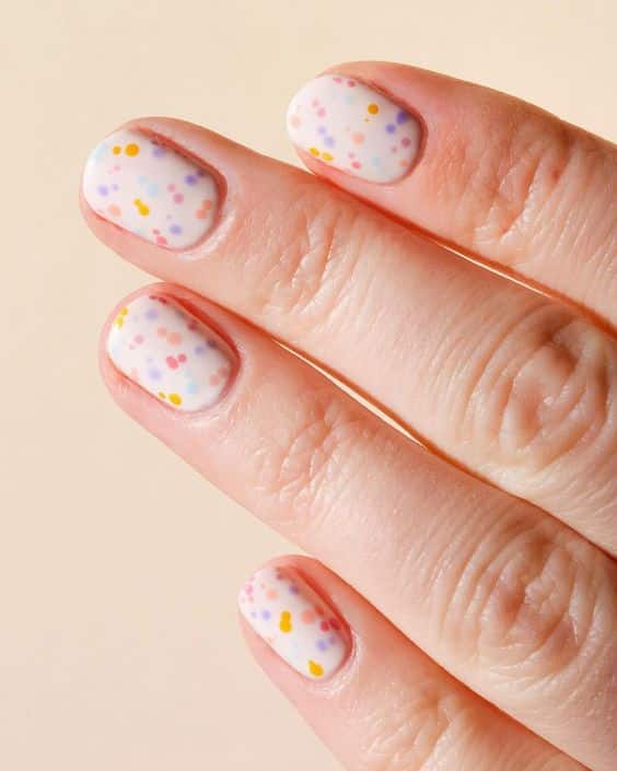 white nails designs