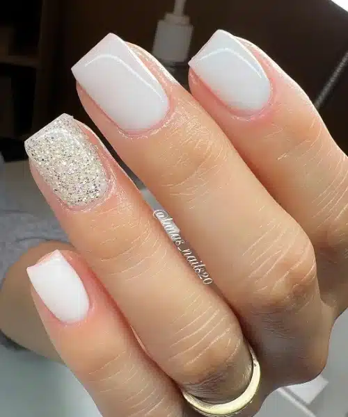 white nails designs