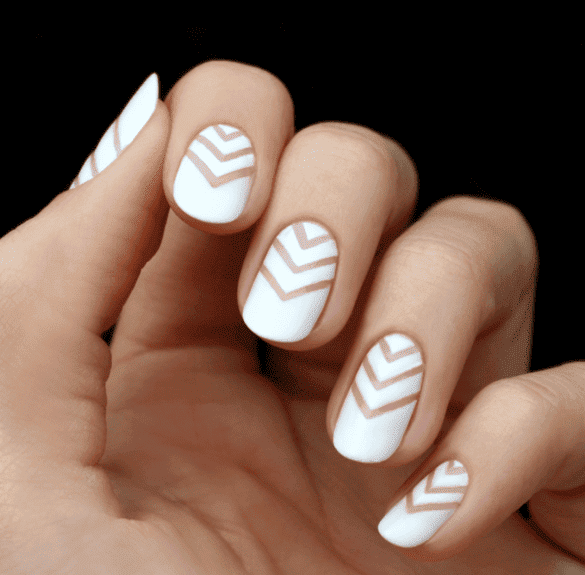 white nails designs