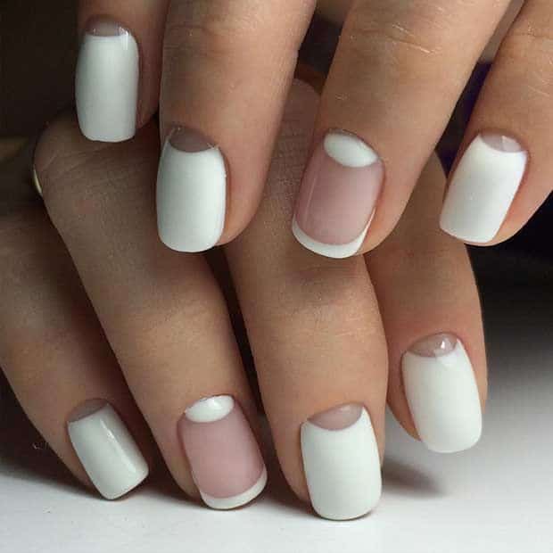 white nails designs