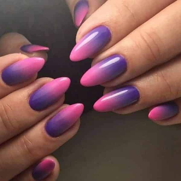  pink french tips nails
