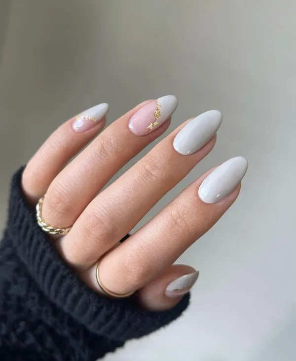 white nails