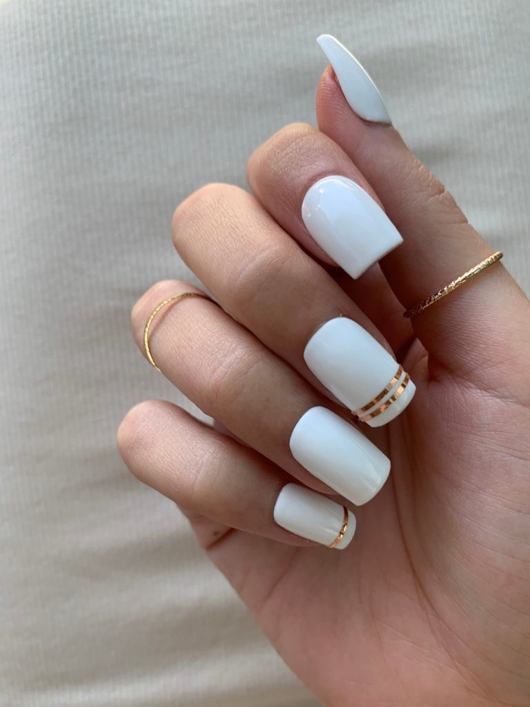 white nails designs