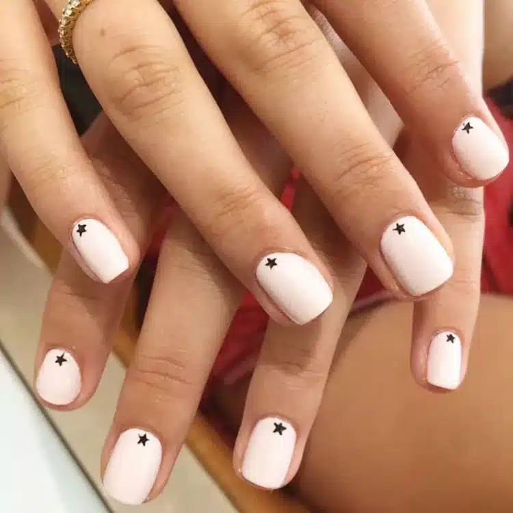 white nails designs