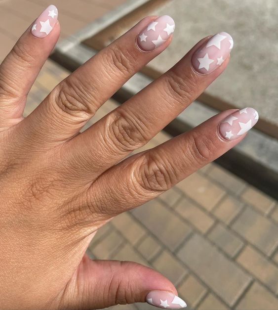 white nails designs