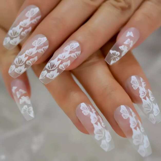 white nails designs